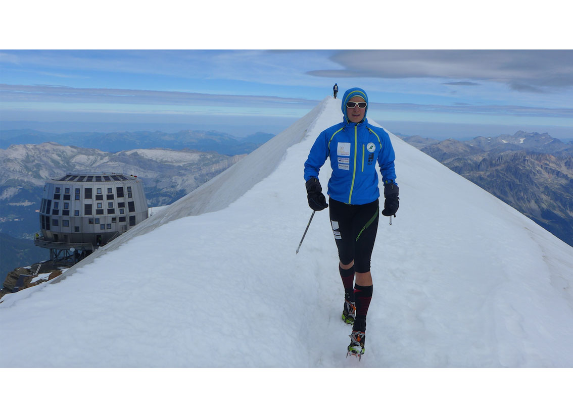 Anna Figura bieg na Mont Blanc