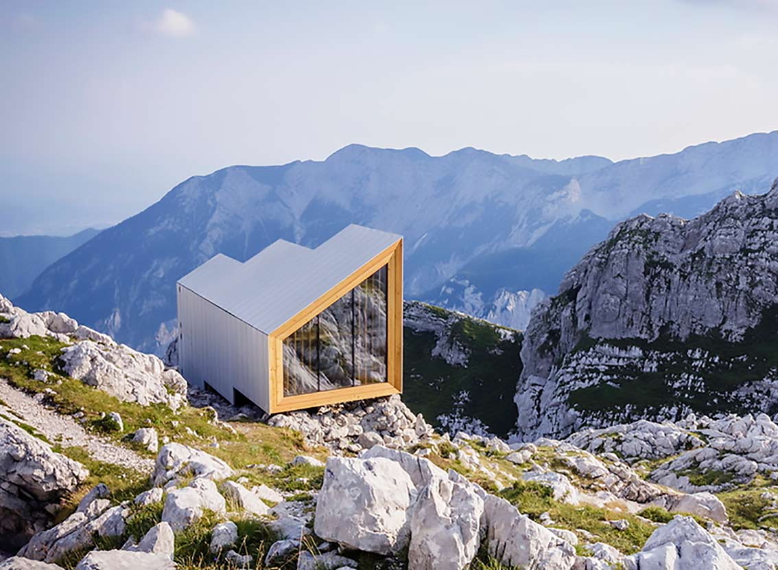 ae skuta Alpine Shelter by OFIS Architects