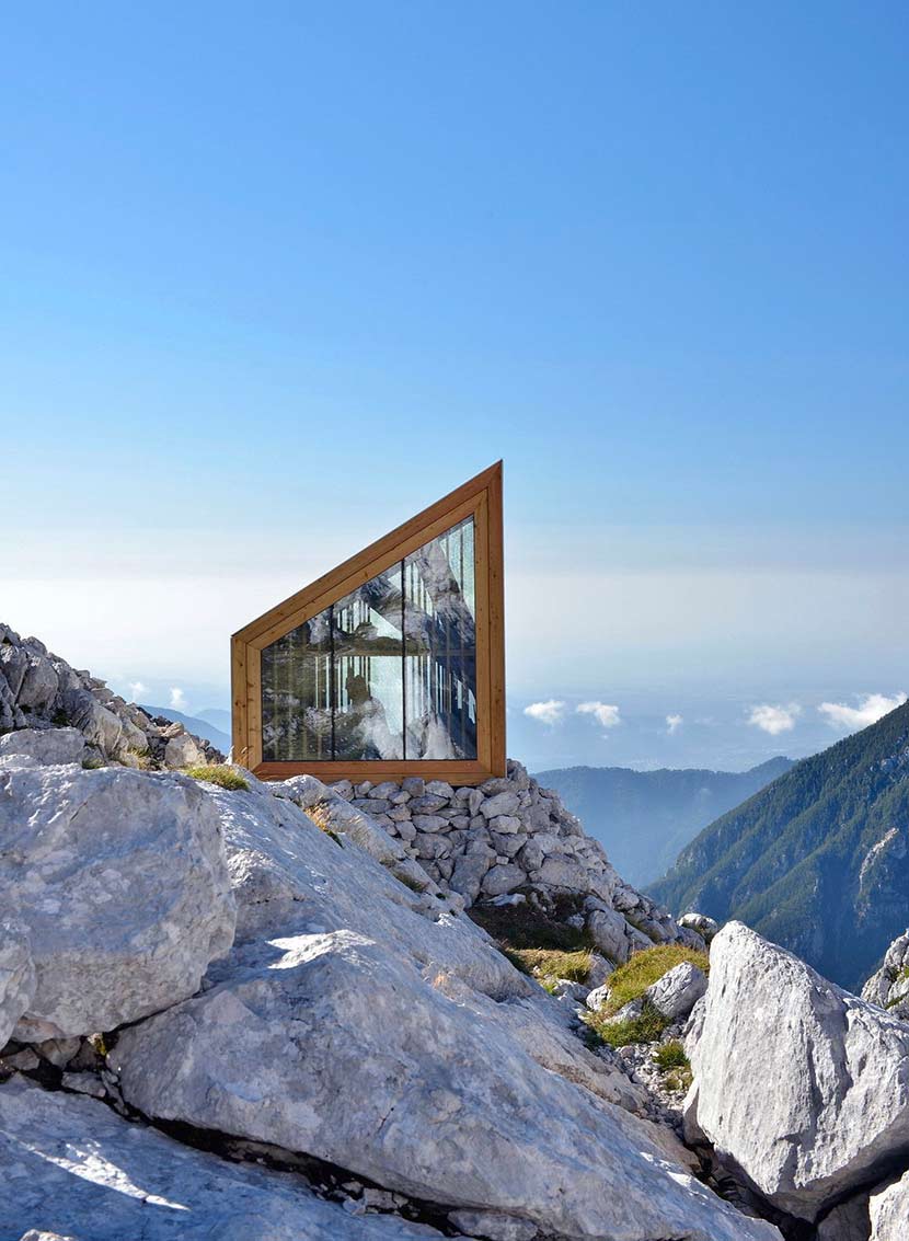 ae skuta OFIS Architects Alpine Shelter Mountain