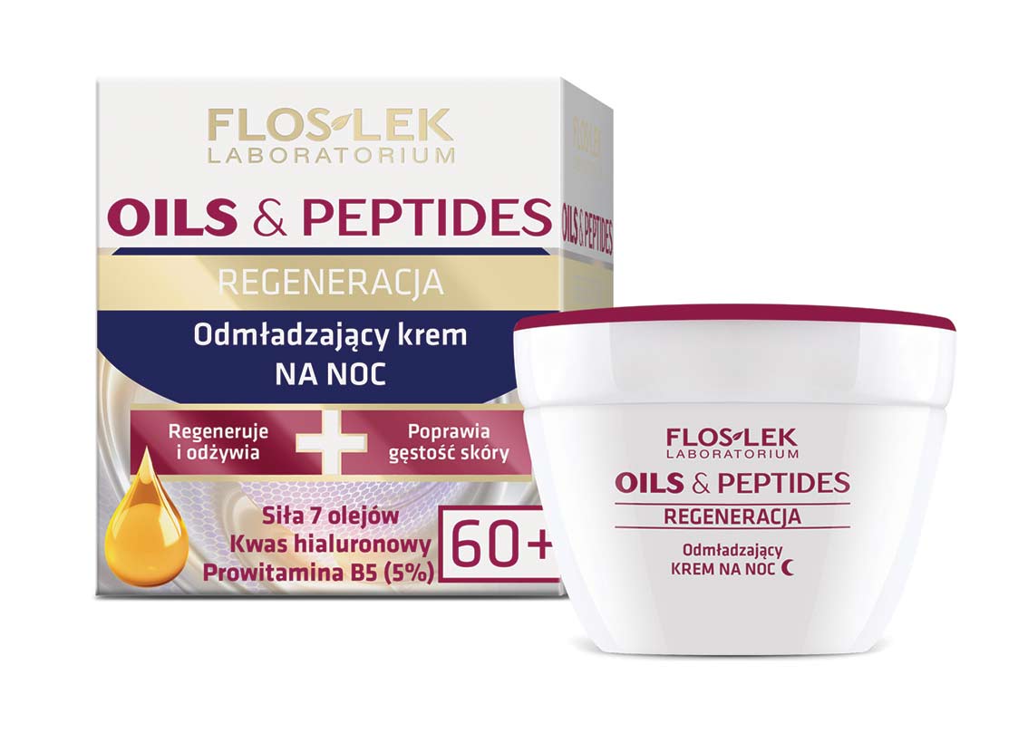 floslek Oils and Peptides krem na NOC 